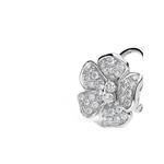 Серьги Flora из белого золота с бриллиантами 2