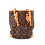 Petit Monogram Canvas bucket bag 7