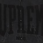Джинсовые куртки Supreme Washed Knockout Denim Varsity Jacket 'Мытый черный' 3