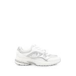Trixie logo-plaque panelled sneakers 1