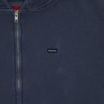 Худи Supreme Overdyed Small Box Zip Up Hooded Sweatshirt 'Dark Slate' 2