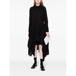 asymmetric ruffled midi shirtdress 2
