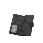 Esfolar Длинный кошелек на кнопке - ES-240317 - Черный 5
