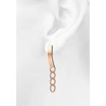 Серьги-гвоздики Royal Chain в розовом золоте 7