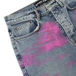 Джинсы Sp5der 5 Star Blur Denim 'Индиго' 4