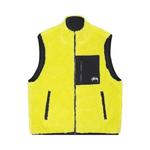 Жилеты Stussy Sherpa Reversible Vest 'Lime' 1
