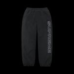 Брюки Supreme Spellout Embroidered Polartec Pant 'Черный' 1