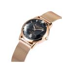 Часы Krystalline Sleek Rose Gold Black с кристаллами SWAROVSKI® 3