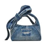 Сумка через плечо Marc Jacobs Bow Denim Mini Sack 'Medium Wash' 2