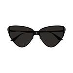 Солнцезащитные очки Balenciaga Cat Eye 'Black/Grey' 1