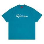 Футболки Supreme Shadow Script Short-Sleeve Top 'Teal' 1
