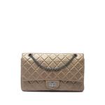 2012-2013 Quilted Metallic Aged Calfskin Reissue 2.55 Double Flap 227 shoulder bag 1