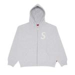 Худи Supreme S Logo Zip Up Hooded Sweatshirt 'Ash Grey' 1