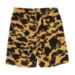 Шорты BAPE Camo Shark Sweat Shorts 'Yellow' 2