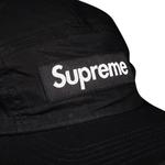Кепки Supreme Dry Wax Cotton Camp Cap 'Black' 3