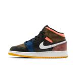 Кроссовки Lifestyle Basketball Air Jordan 1 Mid MMD GS 'Multi Grid' 3