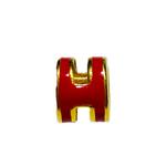 [SPECIAL] LITZ 999 (24K) Gold H Charm H牌 EPC0926-RED (0.09g+/-) 3