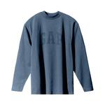 Футболки Yeezy Gap Engineered by Balenciaga Dove Long-Sleeve Tee 'Dark Blue' 1