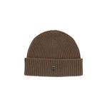 Шапки Givenchy Ribbed Wool-Blend Beanie 'Dark Beige' 1