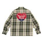 Фланелевые рубашки Human Made Check Shirt 'Green' 2