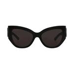 Солнцезащитные очки Balenciaga Cat Eye-Frame Recycled Acetate 'Black/Grey' 1