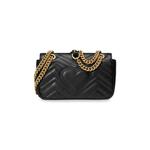 Сумки через плечо Gucci GG Marmont Matelassé Mini Bag «Black» 2