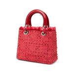 Сумка-сэтчел Lady Dior среднего размера со стразами и бахромой (2012 год) 2