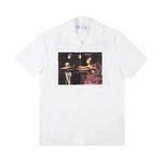 Рубашки на пуговицах Off-White Caravaggio Bowling Shirt 'Белый/Красный' 1