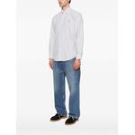 vertical-stripe button-down shirt 3