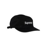 Бейсболки Supreme Washed Chino Twill Camp Cap 'Black' 2