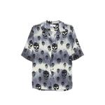 Рубашка Skull с принтом тай-дай 1