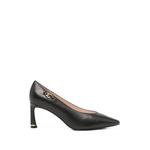 logo-plaque pointed-toe pumps 1
