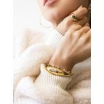 18K yellow gold The Stacker diamond bracelet 2