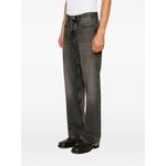 faded-effect loose-leg jeans 3