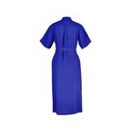 belted short-sleeve shirt midi dress 2