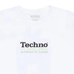 Футболки Pleasures Techno T-Shirt 'White' 3