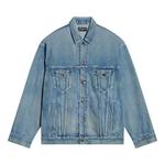 Джинсовые куртки Balenciaga Куртка большого размера 'Washed Light Blue' 1