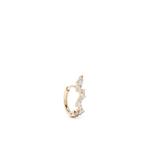14kt yellow gold Concrete Sky diamond huggie earring 1