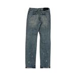 Bottoms PURPLE BRAND Worn Slashed Paint Denim 'Светлое индиго' 2