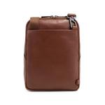 logo-plaque leather messenger bag 2