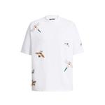 Футболка с вышивкой Balmain Insect 1