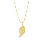 Колье Leaf из желтого золота 1