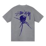 Футболки Stussy Arachnid Pigment Dyed Tee 'Grey' 3