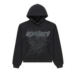 Худи Sp5der Rhinestone Punk V2 Hoodie 'Black' 1