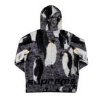 Флисовые куртки Supreme Penguins Hooded Fleece Jacket 'Black' 2