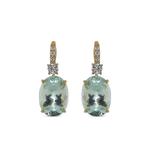 Кольцо Gemmy Gem из желтого золота с аквамарином и бриллиантами 1