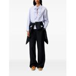 Поплиновая блузка в полоску 2