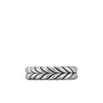 Серебряное кольцо Chevron (6.2 мм) 1