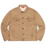 Джинсовые куртки Supreme Hole Punch Denim Trucker Jacket 'Brown' 1