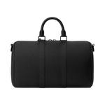 Сумки-дафл Louis Vuitton Keepall Bandoulière 35 'Black Waxy Calfskin Leather' 2